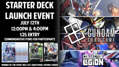 Gundam Card Game Starter Deck - Saturday July 12th @ 12:00pm